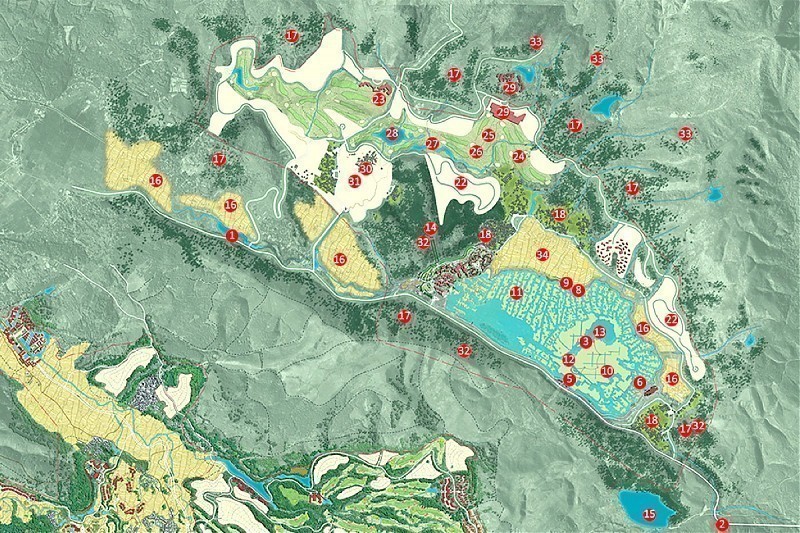 Terrain architecture - BeiHai Volcanic Wetland Park