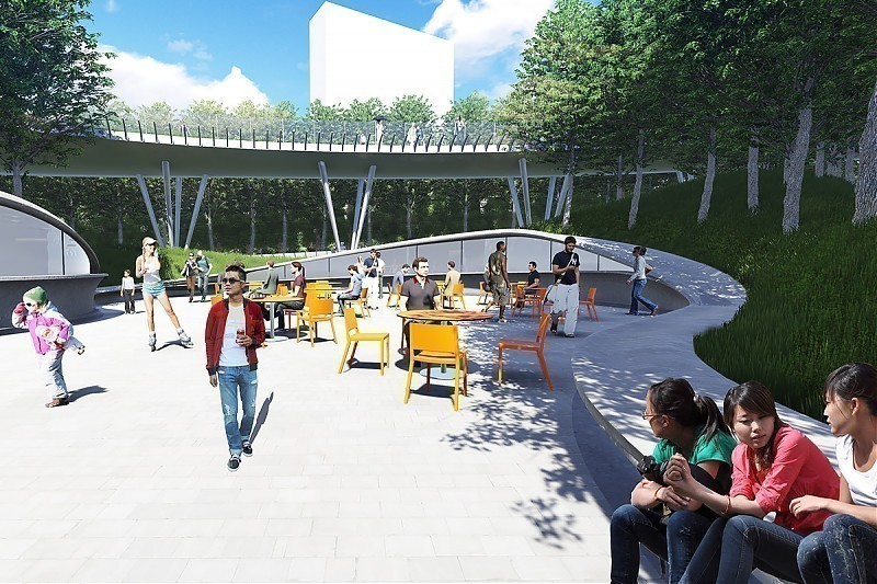 Terrain architecture - GuLou Square District Redevelopment