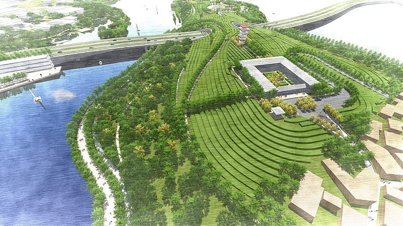 Terrain architecture - Xing Han New Town