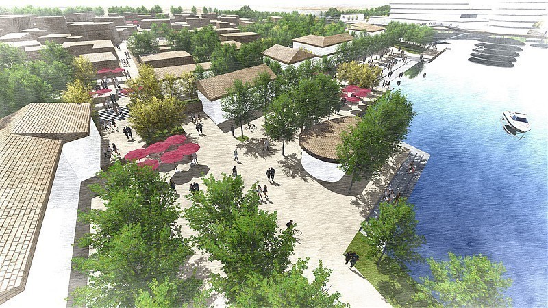 Terrain architecture - Xing Han New Town
