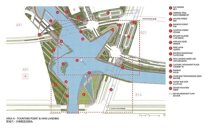 Terrain architecture - Xing Han New Town