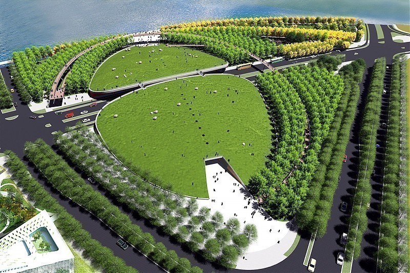 Terrain architecture - Xing Han New Town