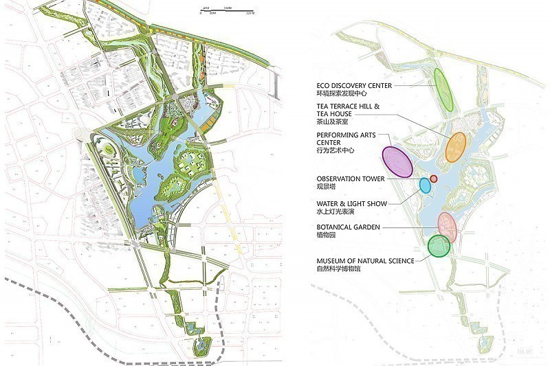 Terrain architecture - Xing Han New Town