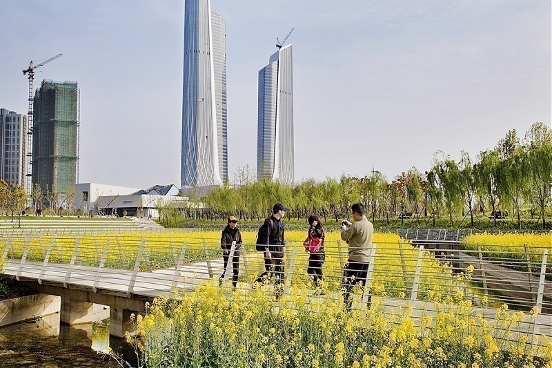 Terrain architecture - Nanjing Youth Olympic Park and Plaza