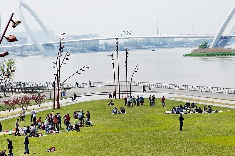 Terrain architecture - Nanjing Youth Olympic Park and Plaza
