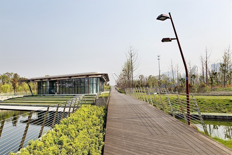 Terrain architecture - Nanjing Youth Olympic Park and Plaza