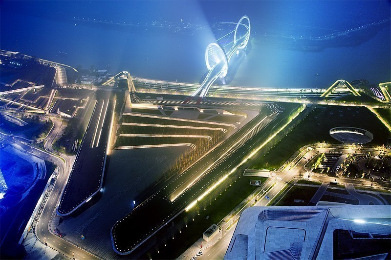 Terrain architecture - Nanjing Youth Olympic Park and Plaza
