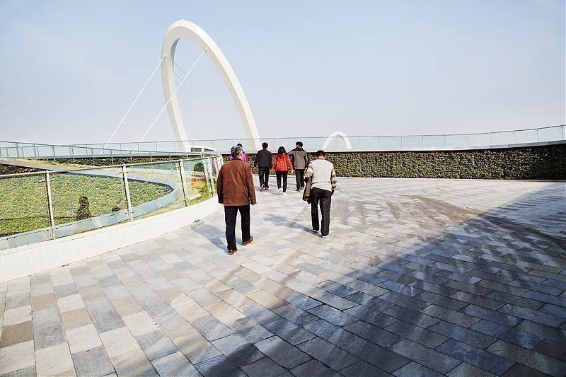 Terrain architecture - Nanjing Youth Olympic Park and Plaza