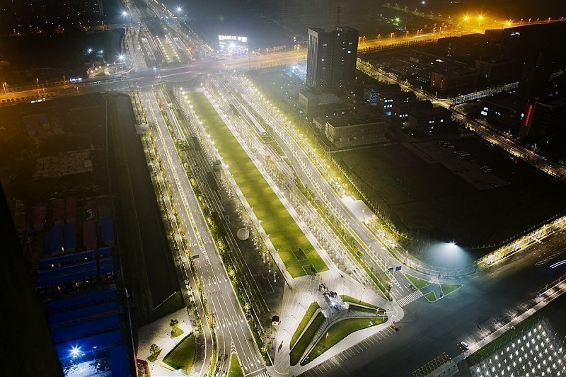 Terrain architecture - Nanjing Youth Olympic Park and Plaza