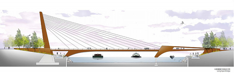 Terrain architecture - HuangPu River East Bank Conceptual Master Plan