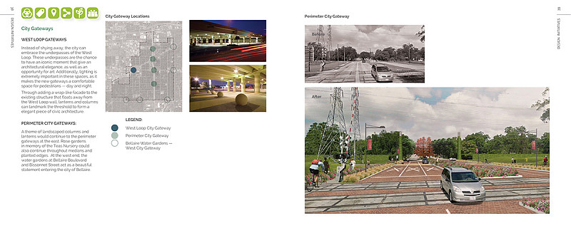 Terrain architecture - Bellaire Urban Design and Beautification Conceptual Master Plan