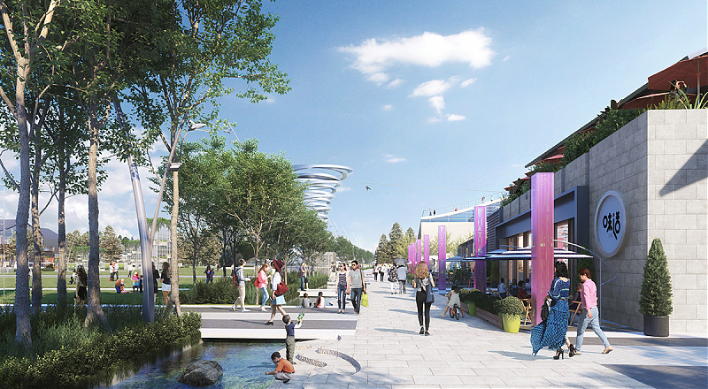 Terrain architecture - ONE PARK - OCT Happy Xiang Lake Master Plan