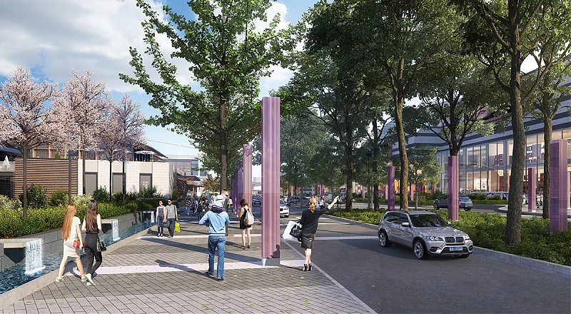 Terrain architecture - ONE PARK - OCT Happy Xiang Lake Master Plan