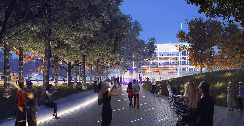 Terrain architecture - ONE PARK - OCT Happy Xiang Lake Master Plan