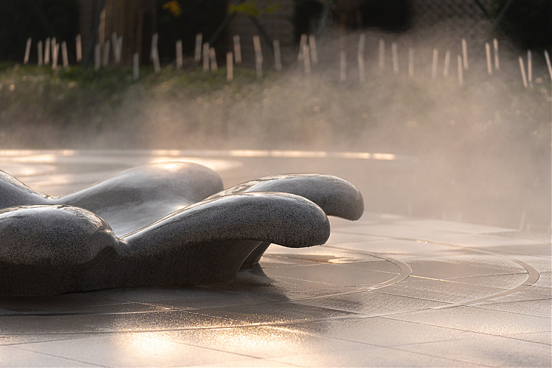 Terrain architecture - The Cloud Forest Plaza